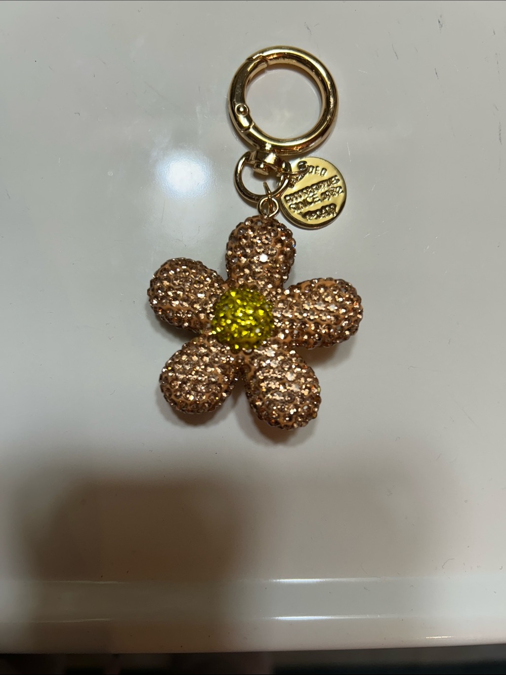 Rhinestone Crystal Flower Keychain/Bag Charm